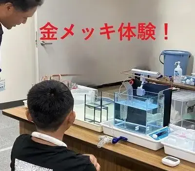 金メッキ体験
